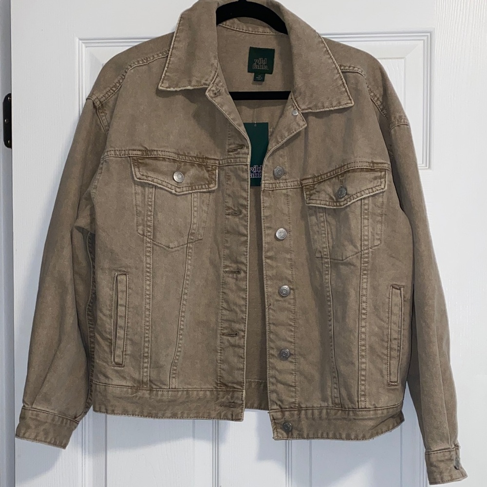 Wild Fable Light Brown Denim Jacket